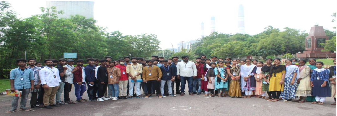 Industrial Visit IV B.Tech Mechanical Engineering Students 2018 batch visited Rayalaseema Thermal Power Plant on 14-11-2021