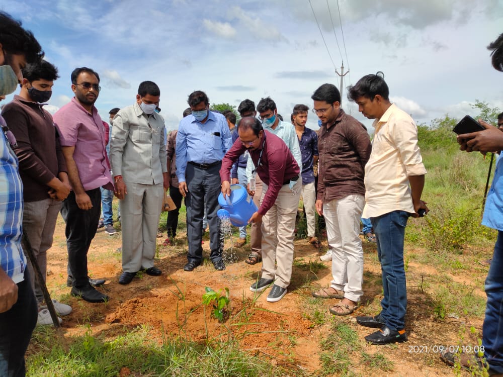 Plantation Program on 06-09-2021 at Mechanical Engineering Workshop