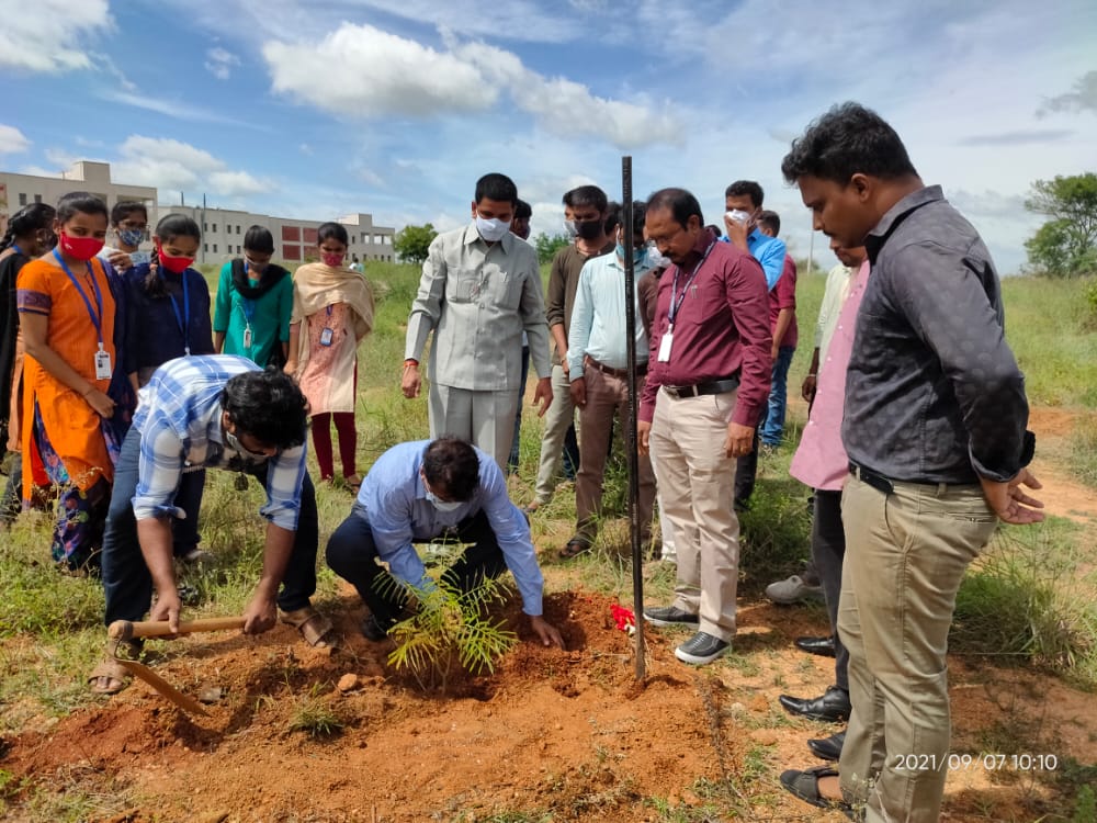 Plantation Program on 06-09-2021 at Mechanical Engineering Workshop