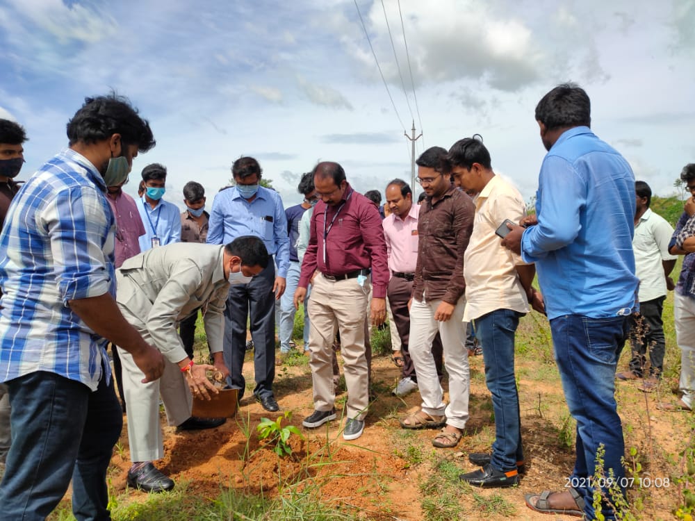 Plantation Program on 06-09-2021 at Mechanical Engineering Workshop