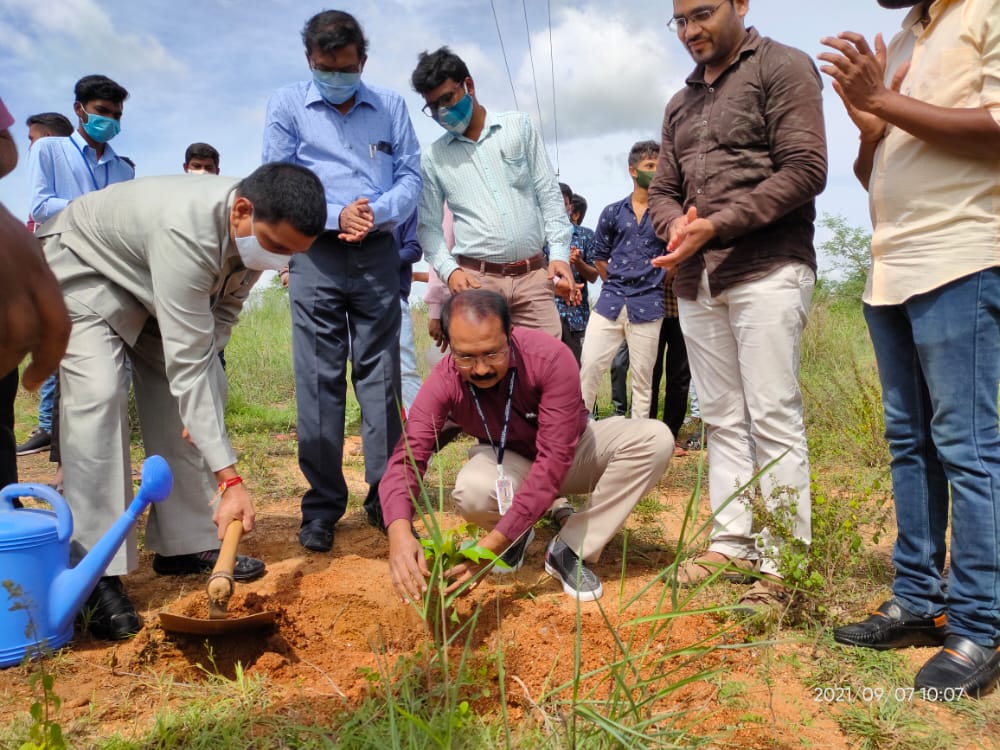 Plantation Program on 06-09-2021 at Mechanical Engineering Workshop